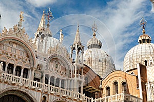 Basilica San Marco in dettaglio-Venezia photo